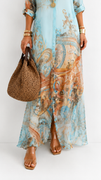 Lorna | Vestido Camisero Mediterráneo