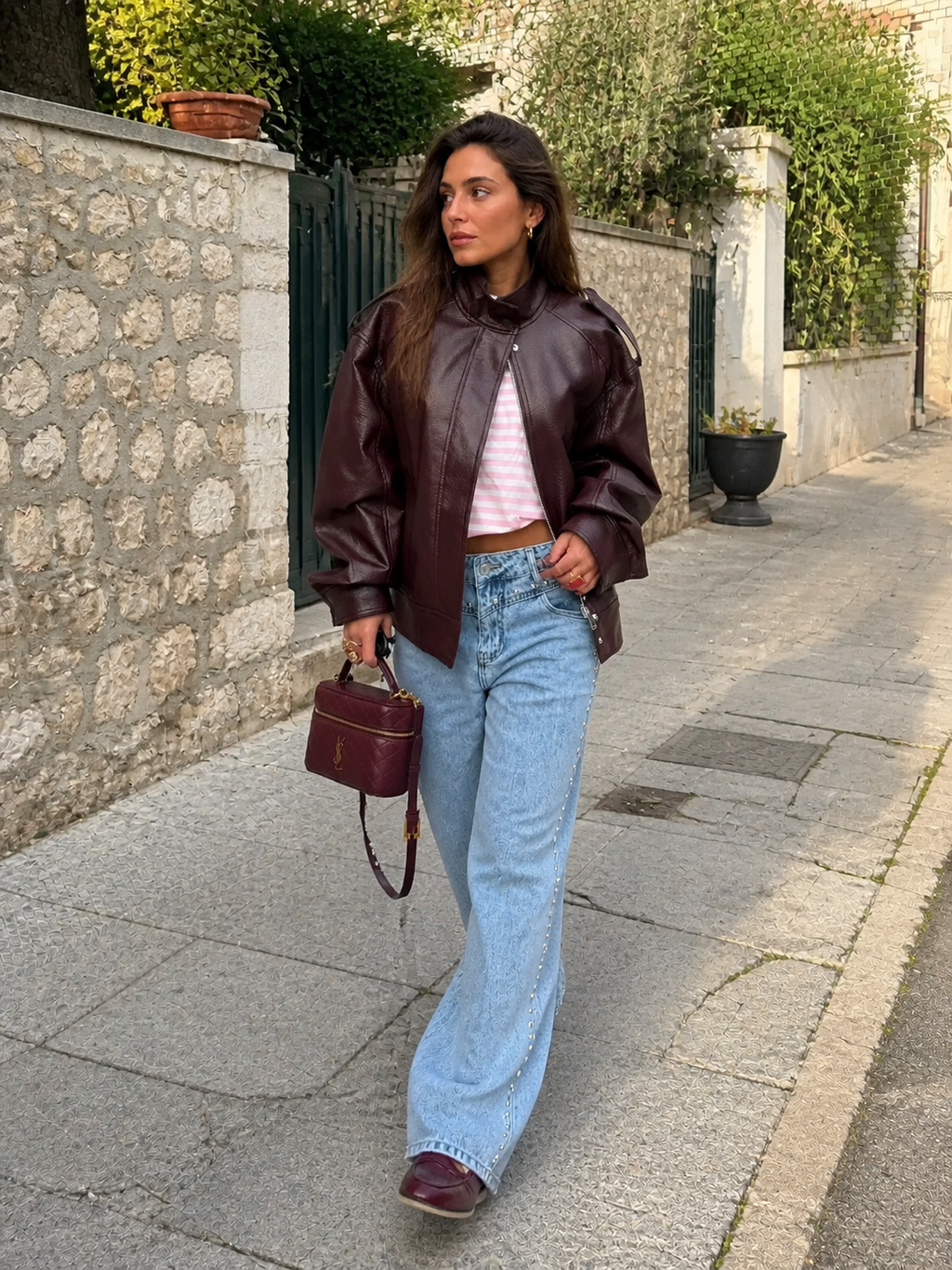 Chaqueta Valeria Estructurada Burdeos™