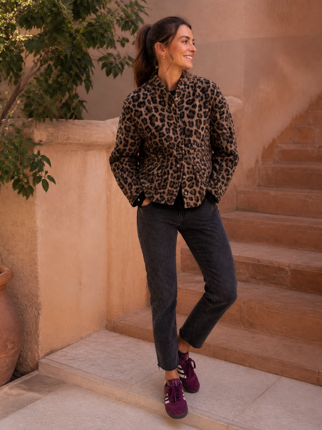Chaqueta Charlene Leopardo™