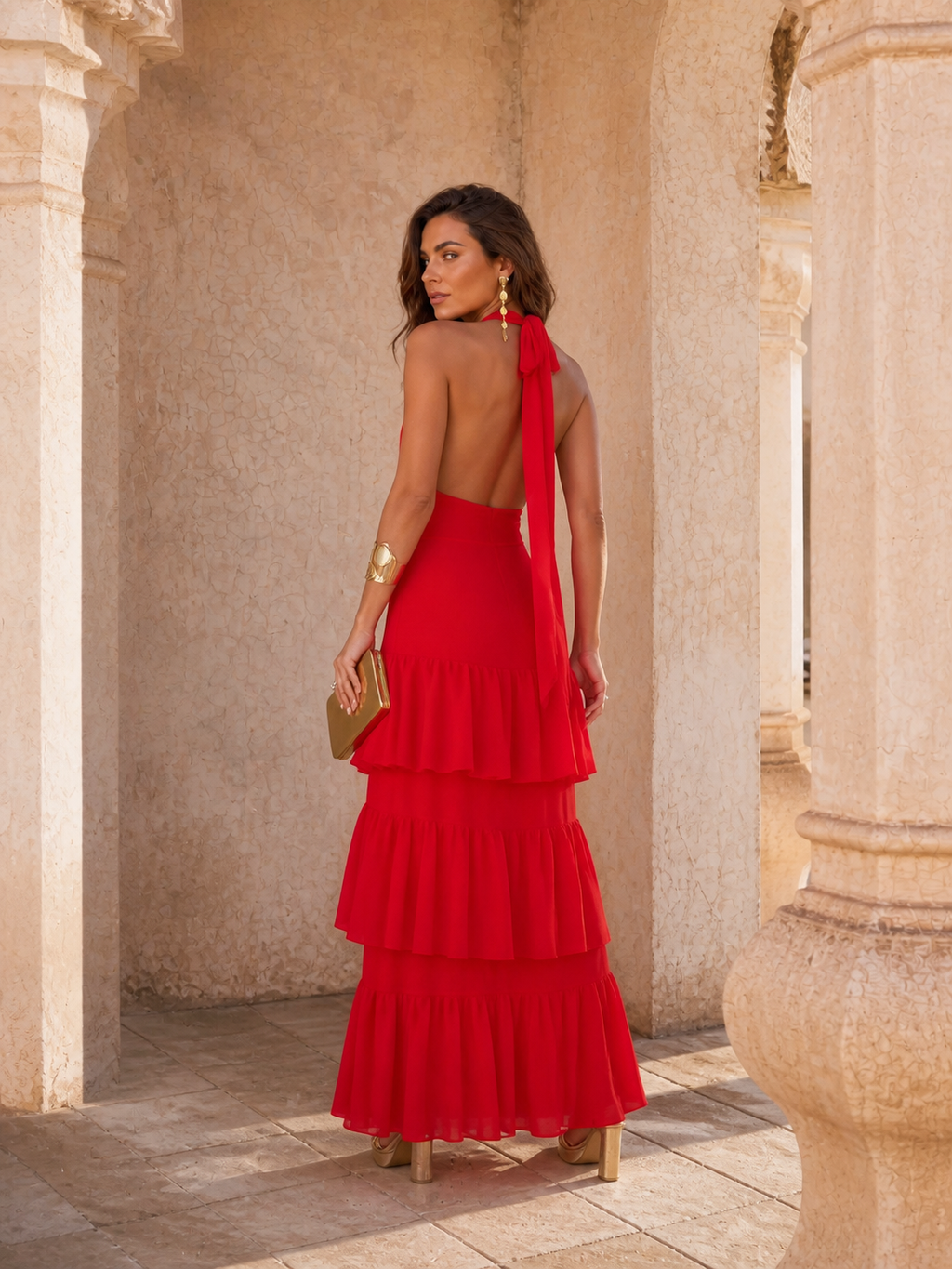 Vestido Manila en rojo