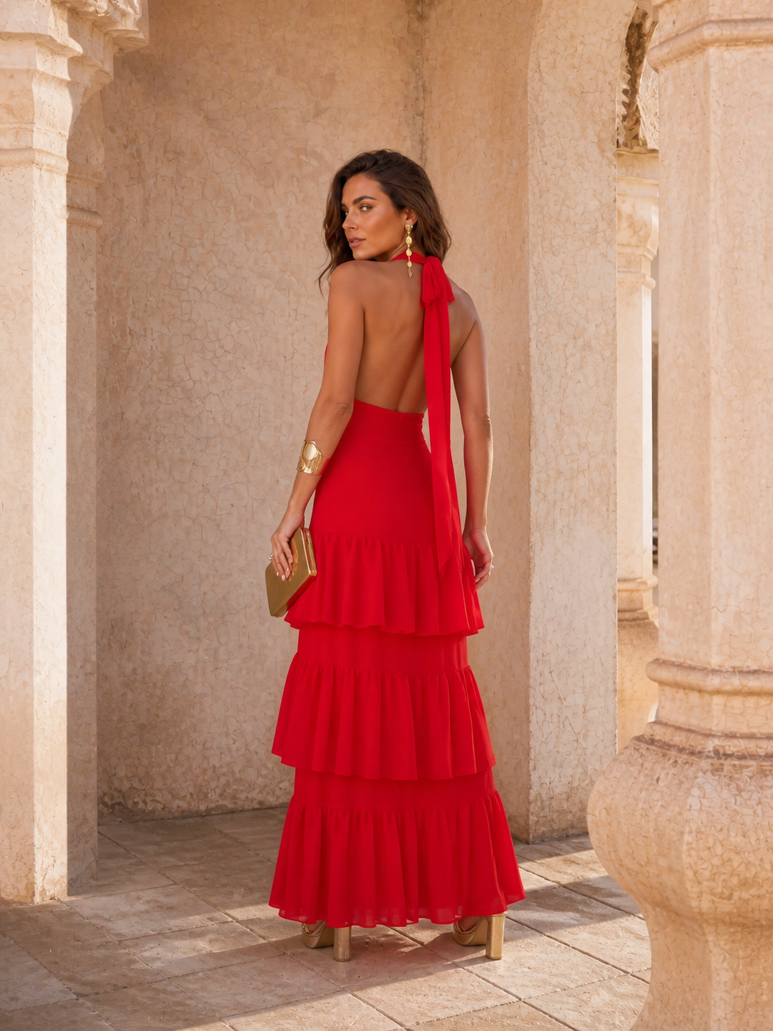 Vestido Manila en rojo