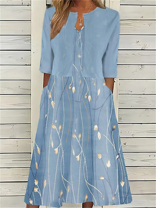 Lola - Vestido de Dos Piezas Floral