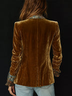 Marcelina | Blazer vintage de patchwork floral