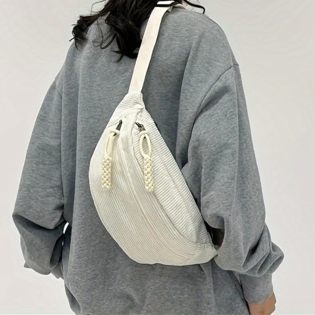 Ambra | Bolso de pana marrón