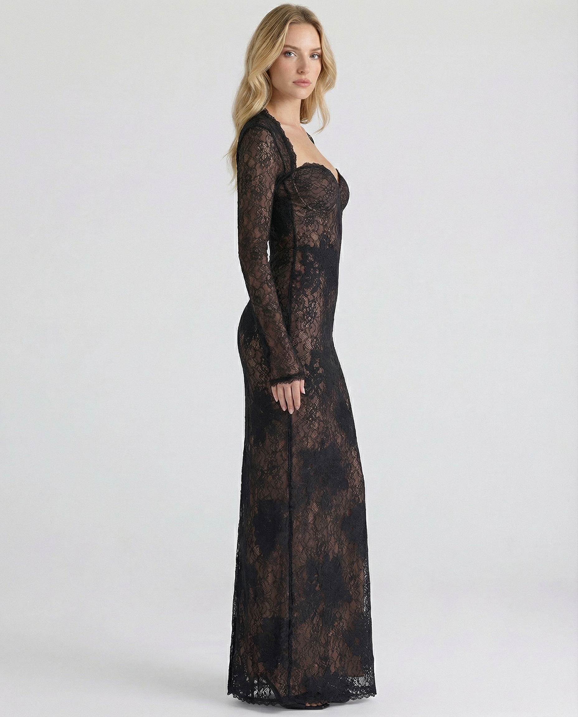 Isadora • Vestido Maxi Encaje Convertible