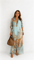 Lorna | Vestido Camisero Mediterráneo