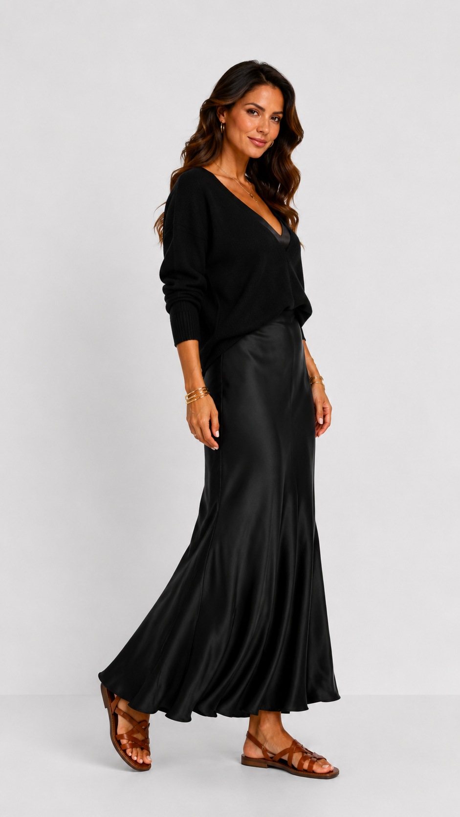 Luna | Vestido Satinado