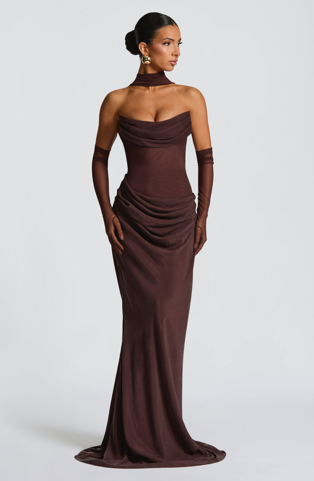 Celestia • Maxi Dress Sunset Sculpt