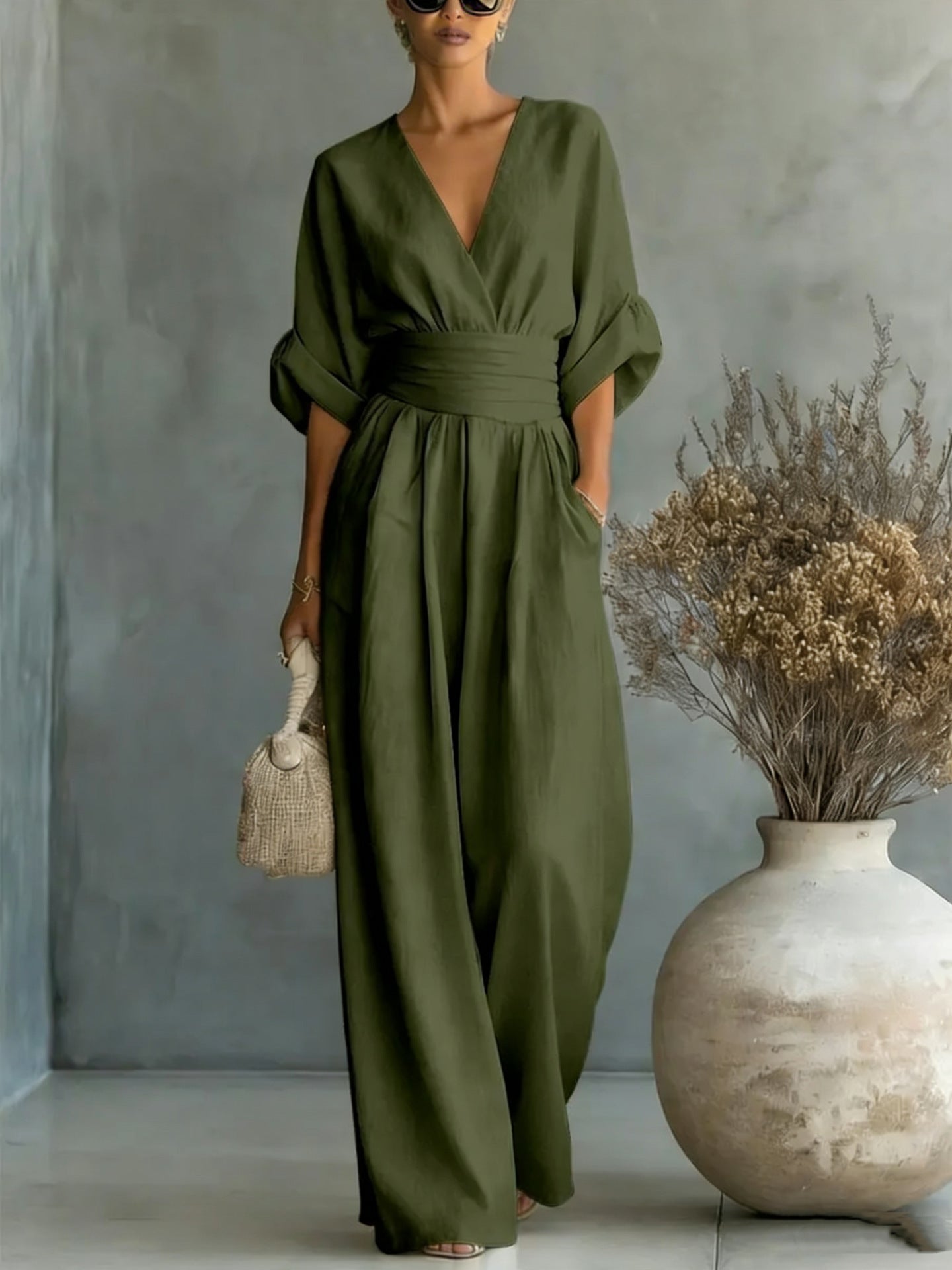 Georgina™ | Elegante Jumpsuit con Scollatura a V