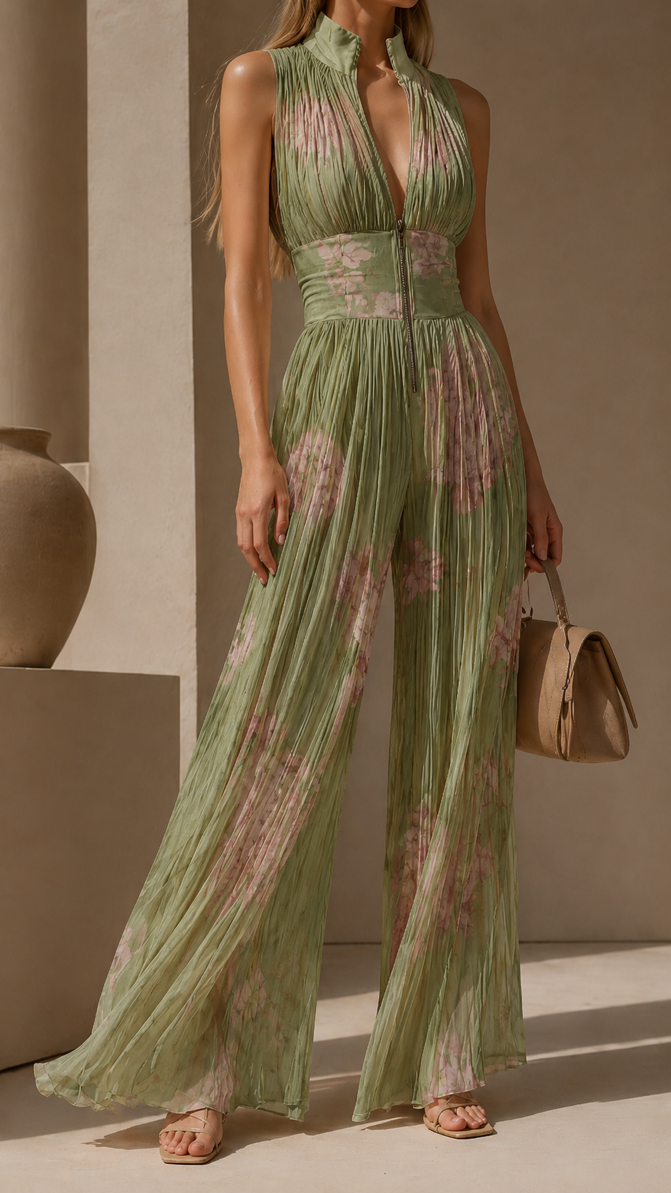 Vanya™ | Elegante Tuta Plissettata