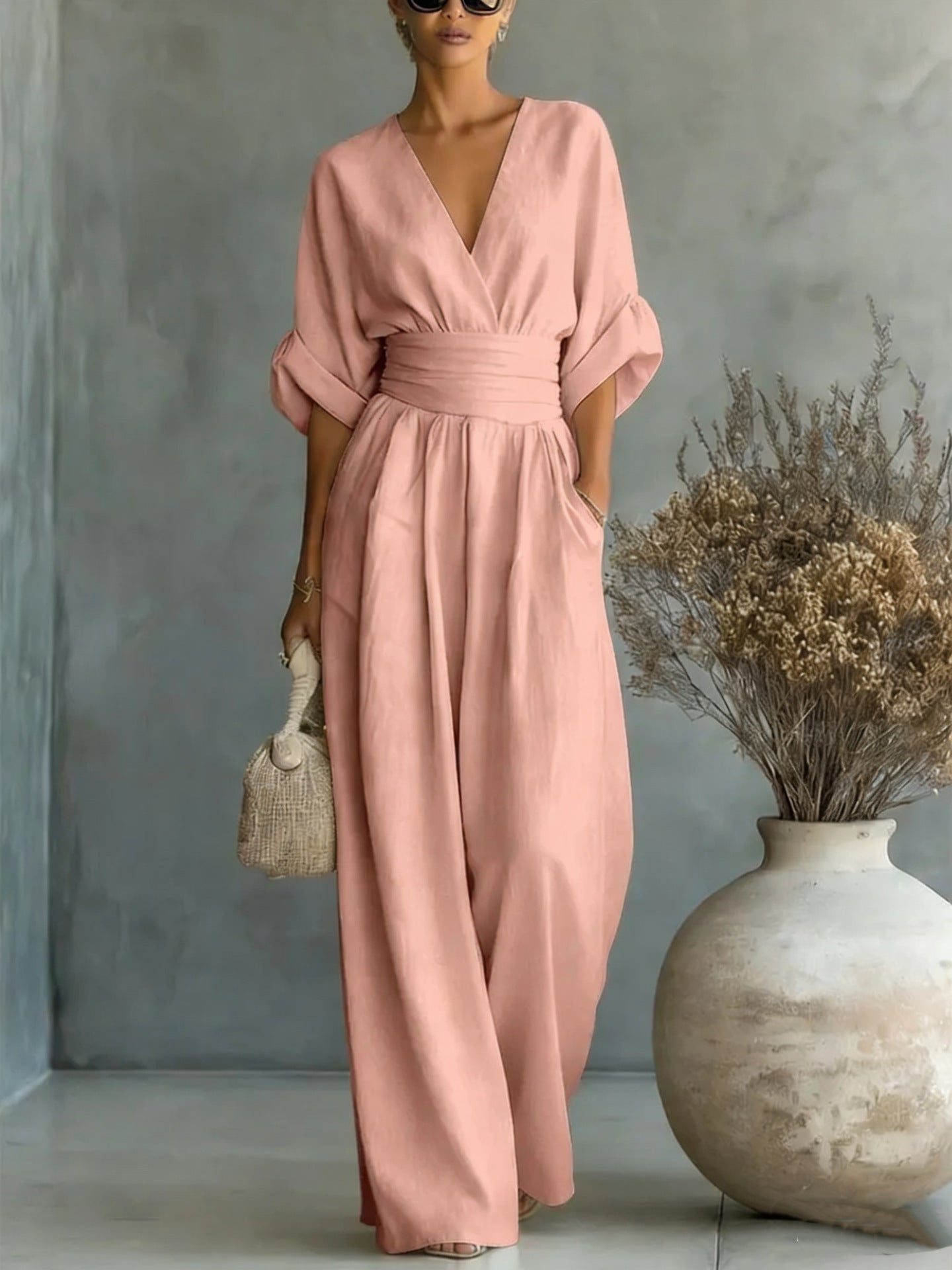 Georgina™ | Elegante Jumpsuit con Scollatura a V