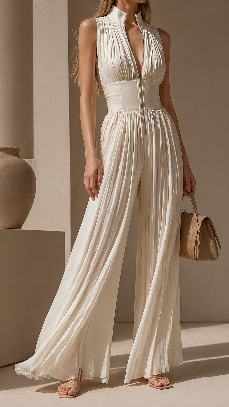 Vanya™ | Elegante Tuta Plissettata
