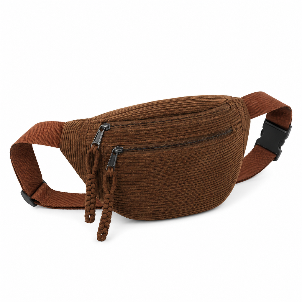 Ambra | Bolso de pana marrón