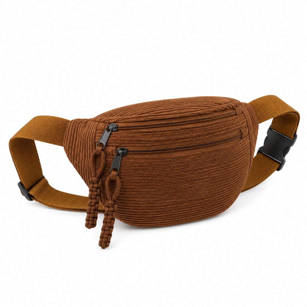 Ambra | Bolso de pana marrón
