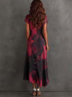 Andréa – Vestido largo cruzado
