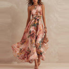 Aurora | Vestido floral asimétrico