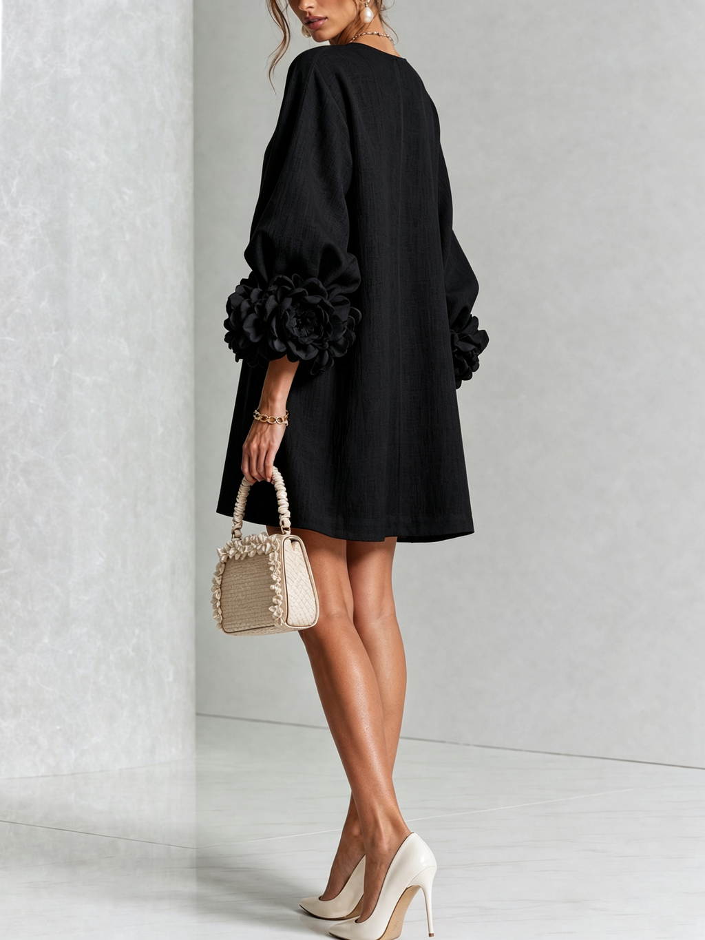Michel | Vestido floral abotonado