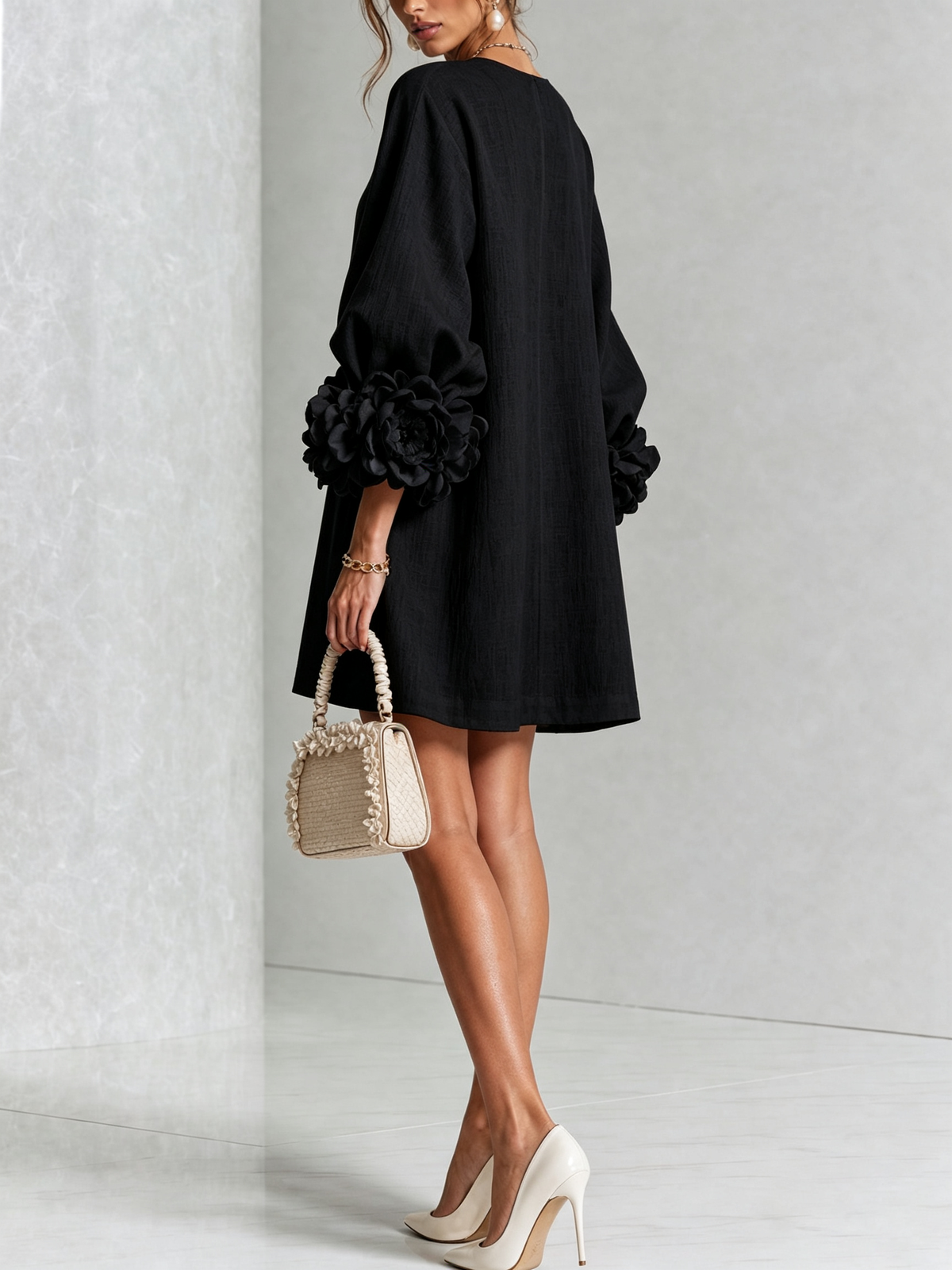 Michel | Vestido floral abotonado