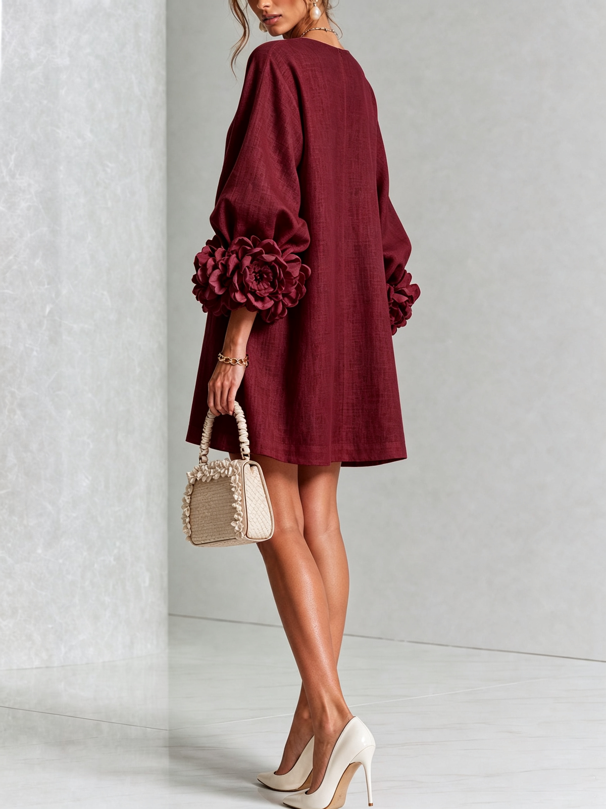 Michel | Vestido floral abotonado