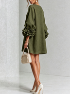 Michel | Vestido floral abotonado