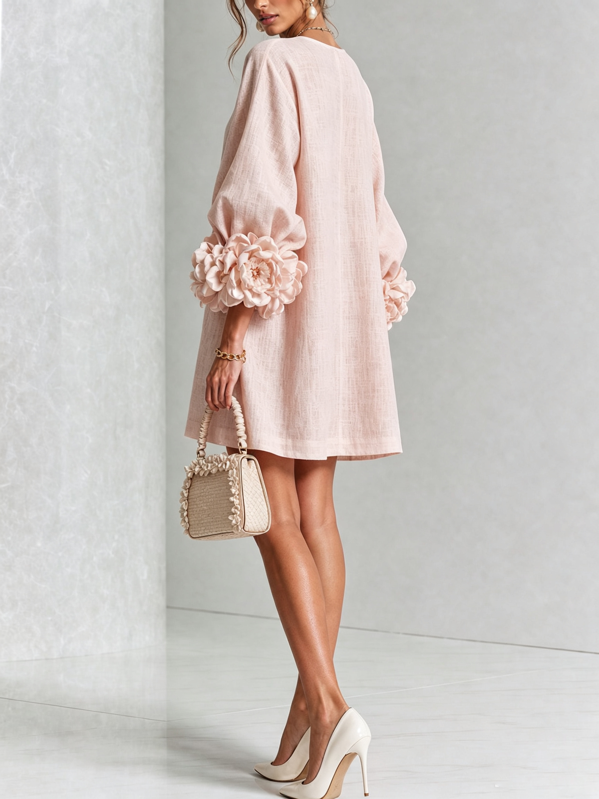 Michel | Vestido floral abotonado
