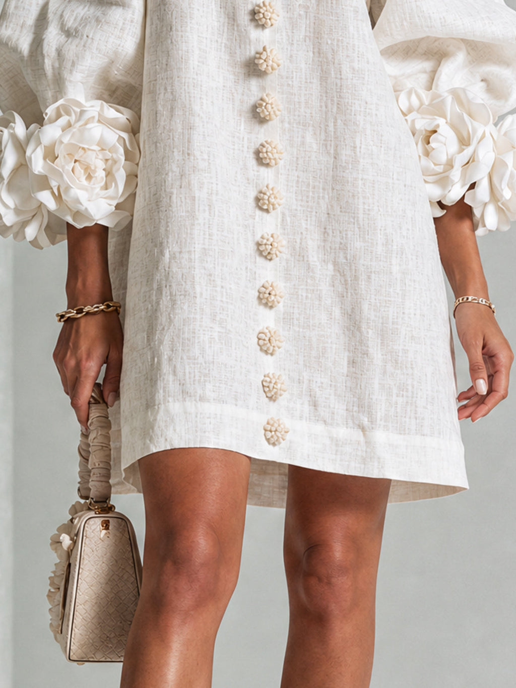 Michel | Vestido floral abotonado