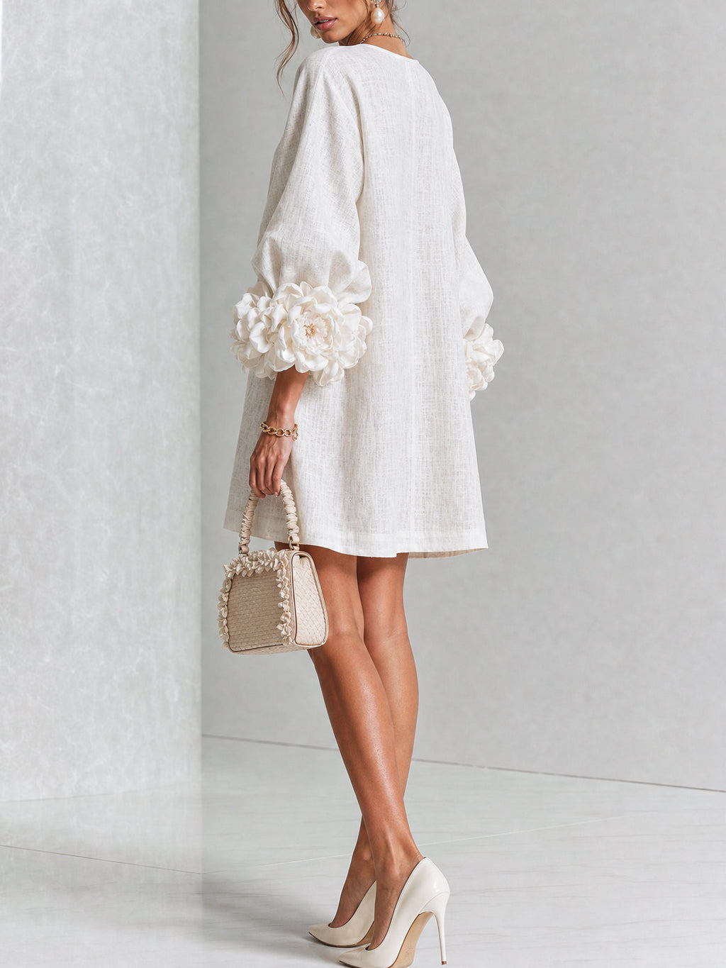 Michel | Vestido floral abotonado