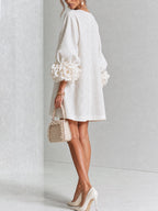 Michel | Vestido floral abotonado