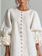 Michel | Vestido floral abotonado