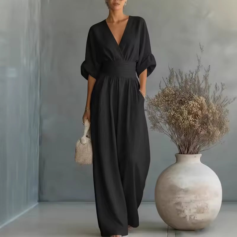 Georgina™ | Elegante Jumpsuit con Scollatura a V