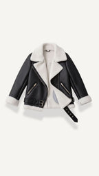 Chaqueta Christine de forro polar con cinturón