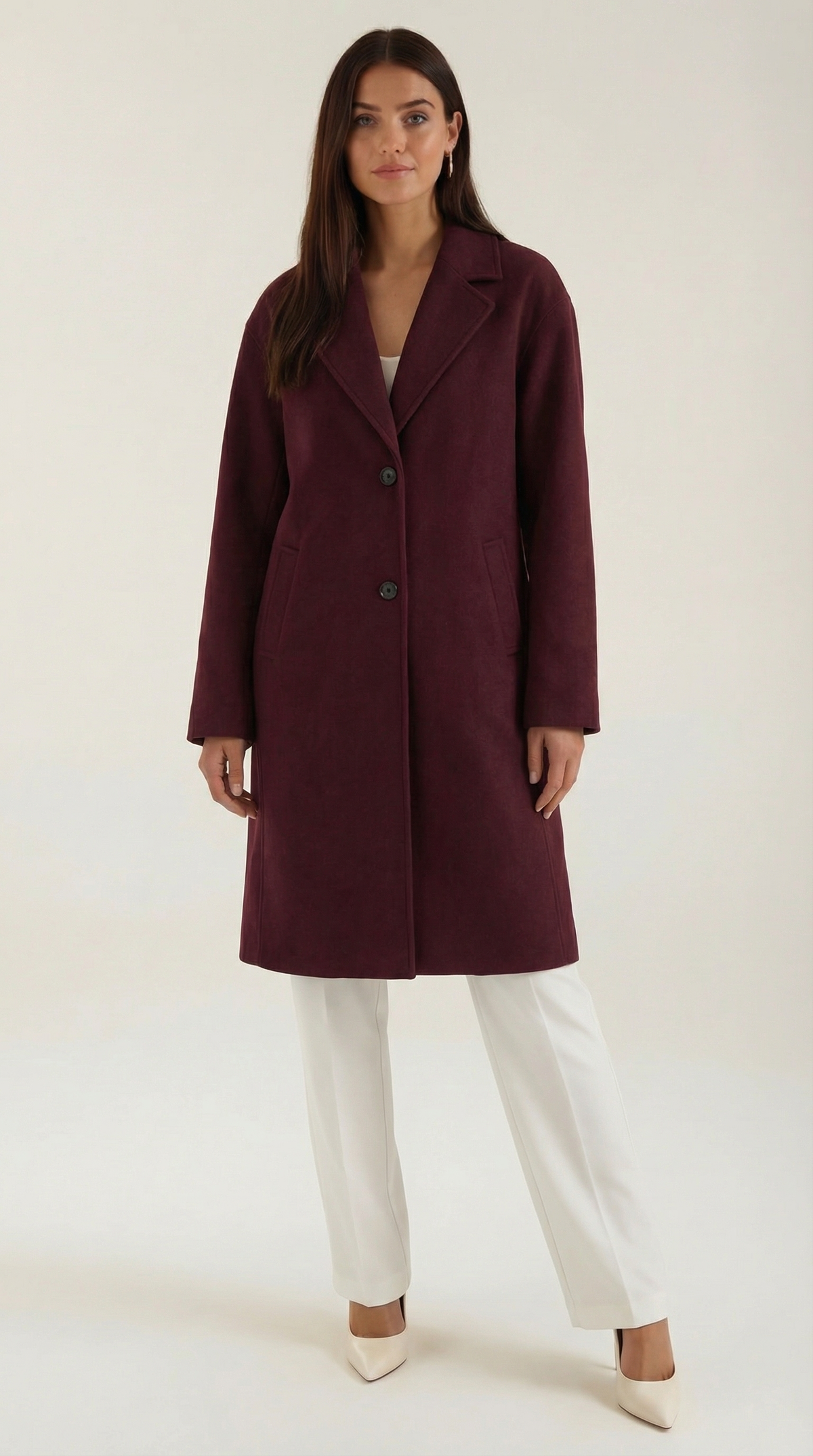 Diane Abrigo Oversized de Lana