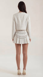 Doris Conjunto de Falda de Tweed