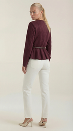 Chaqueta Josie con Detalle Peplum