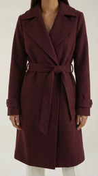 Wool Trench Coat Joyce with Belt