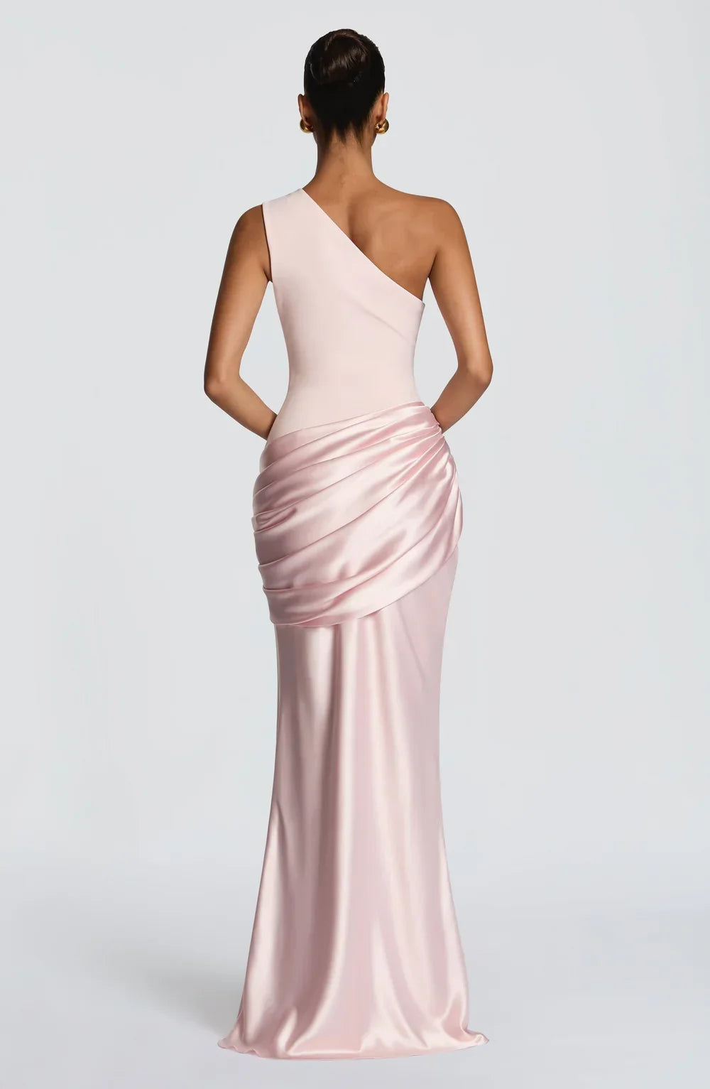 Serafina • Vestido Maxi de Un Solo Hombro Esculpido