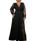 Vestido Celeste – Elegancia Romántica con Encaje