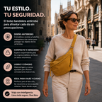Fernanda | Bolso de hombro ocre — características en español
