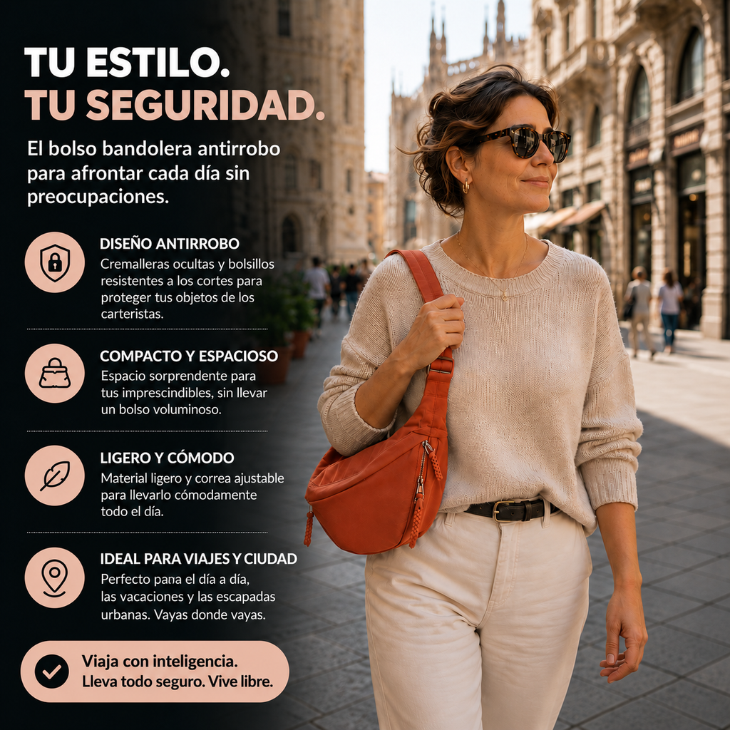 Margherita | Bolso de hombro naranja — características en español