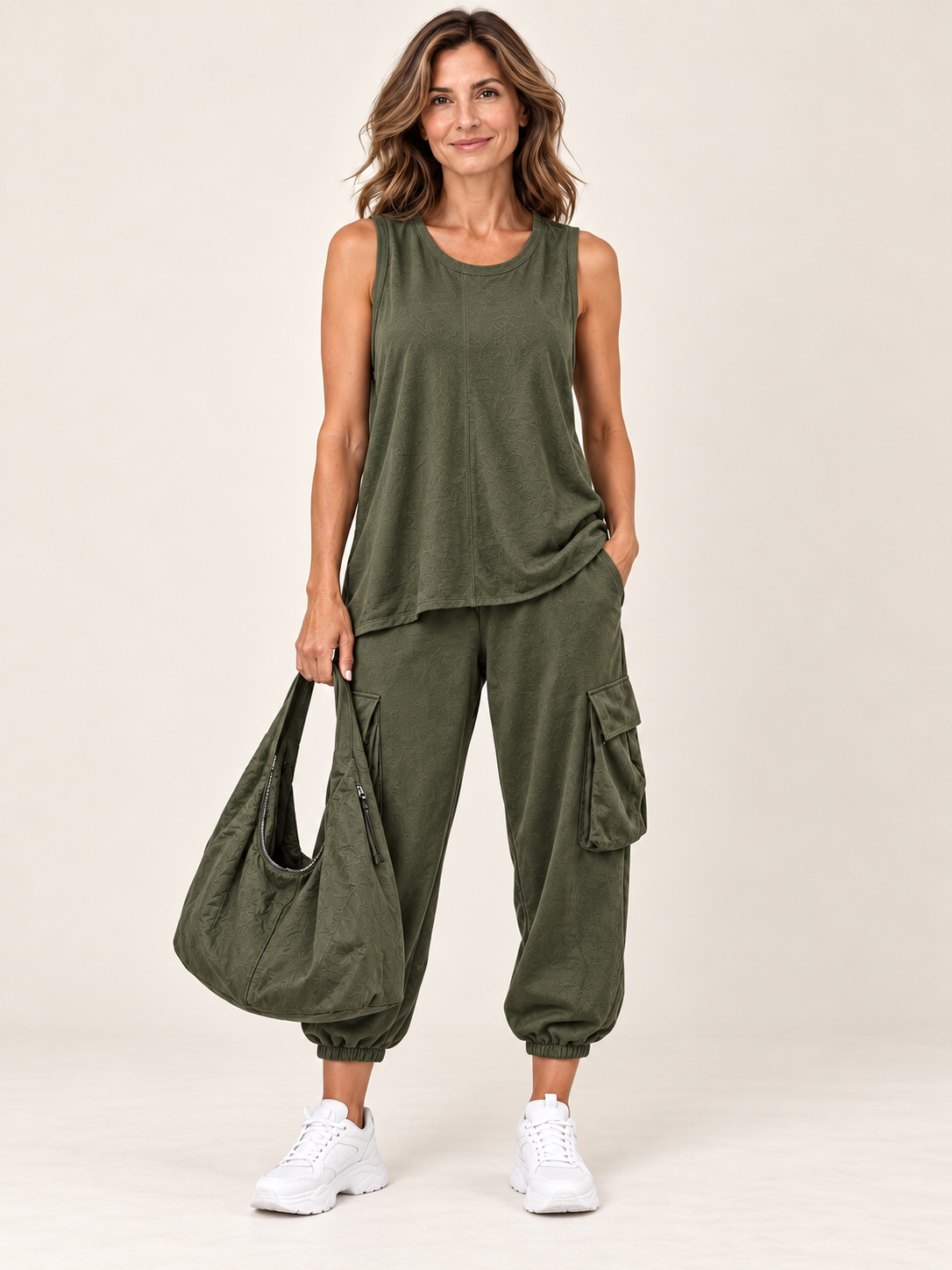 Noelia Verde+Bolso verde — frontal