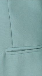 Blazer de corte recto con hombreras